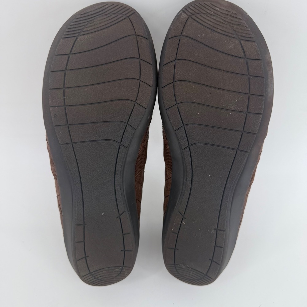 JSport Lisa Brown Slip On Memory Foam Faux Fur Lined Shoes Womens 6.5 S5LSA34 - Picture 7 of 8